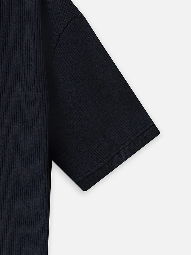 Джемпер-поло мужской черный - 6