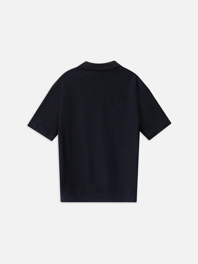 Джемпер-поло мужской черный - 8