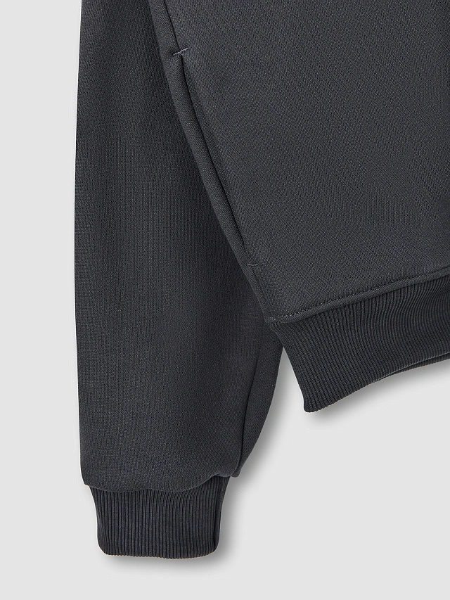 Толстовка женская серая на молнии - 8