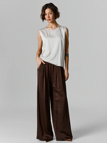 Брюки женские коричневые