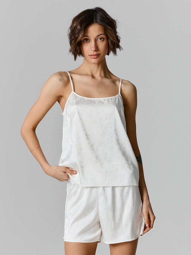 Комплект домашний женский молочный - 3