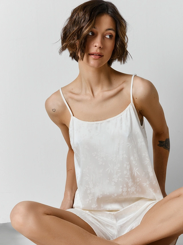 Комплект домашний женский молочный - 6