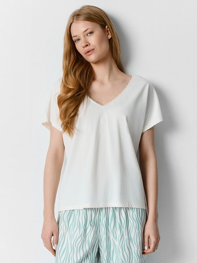 КОМПЛЕКТ ЖЕНСКИЙ (ФУТБОЛКА, БРИДЖИ) - 2