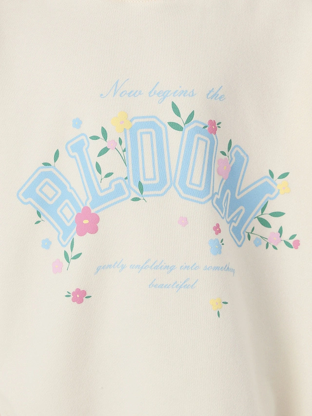 Комплект для девочек с надписью "Bloom" - 4