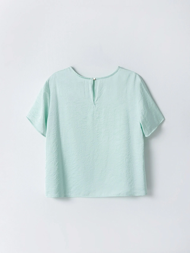 Блузка женская мятная - 5