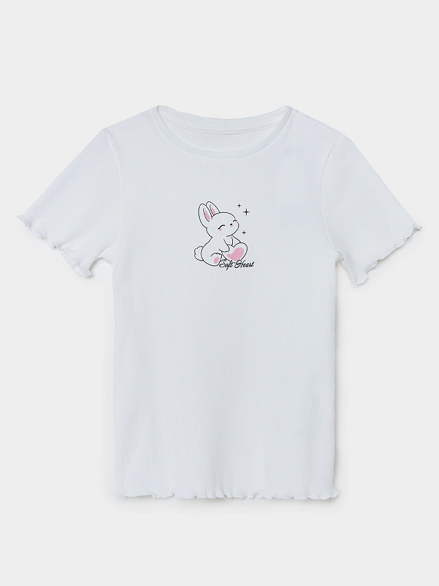 Комплект домашний для девочек с узором бантиков - 5