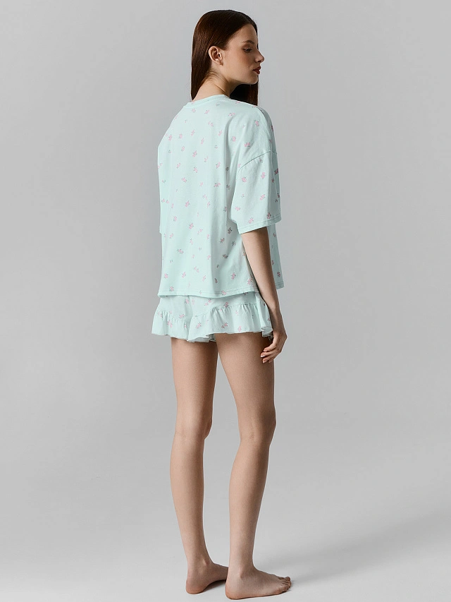 КОМПЛЕКТ ЖЕНСКИЙ (ДЖЕМПЕР, ШОРТЫ) - 3