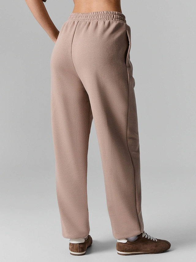 Брюки спортивные женские коричневые - 4