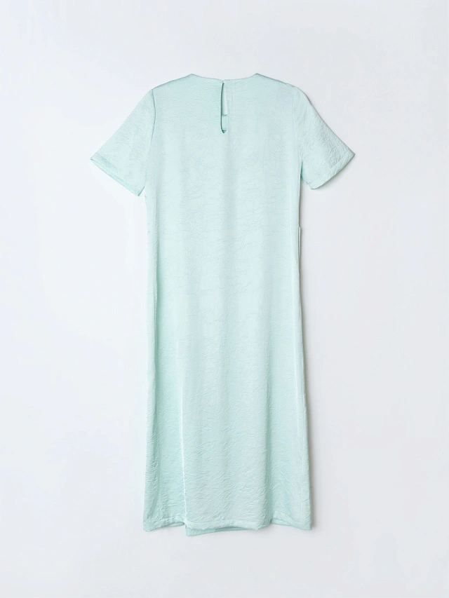 Платье женское длинное мятное - 7