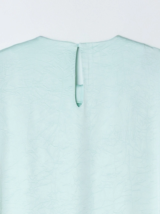 Платье женское длинное мятное - 8