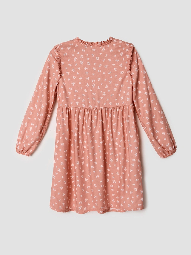 Платье для девочек с цветочным принтом - 8