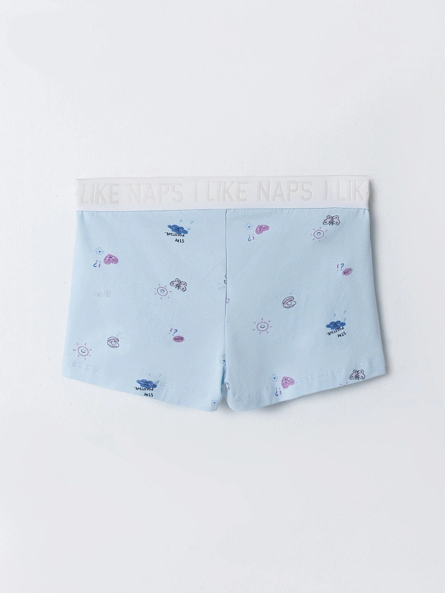 Шорты домашние женские голубые - 6