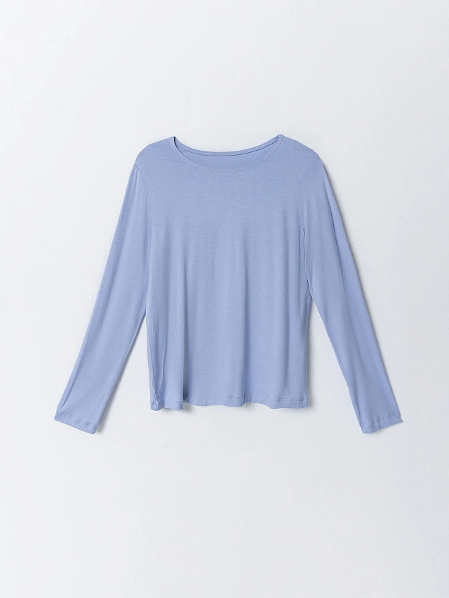 Комплект домашний женский голубой - 4