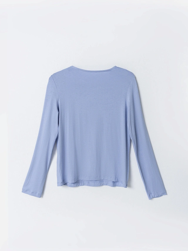 Комплект домашний женский голубой - 6