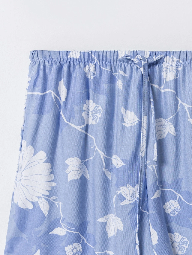 Комплект домашний женский голубой - 8