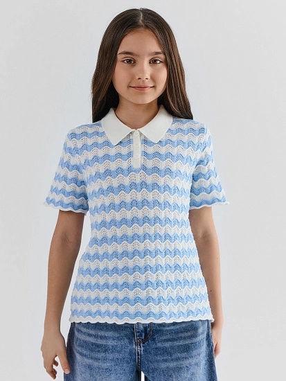 картинка ПОЛО ДЛЯ ДЕВОЧЕК от известного бренда одежды для девочек Mark Formelle