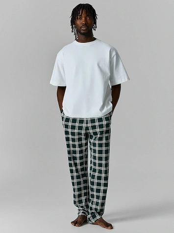 Брюки домашние мужские в клетку