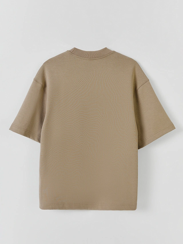 Комплект мужской бежевый: джемпер и брюки - 8