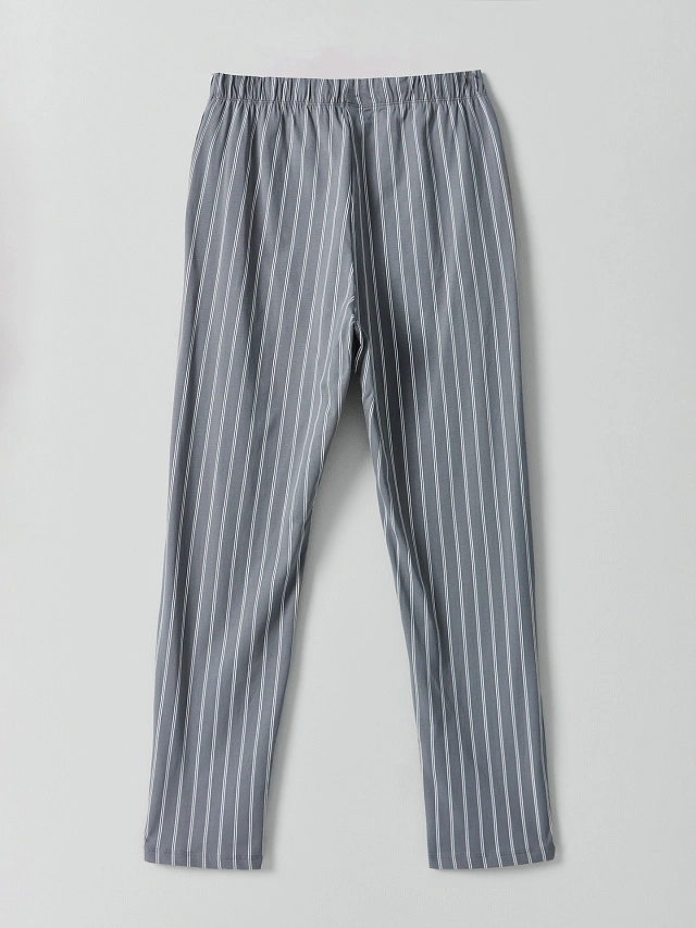 Брюки домашние мужские в полоску - 6
