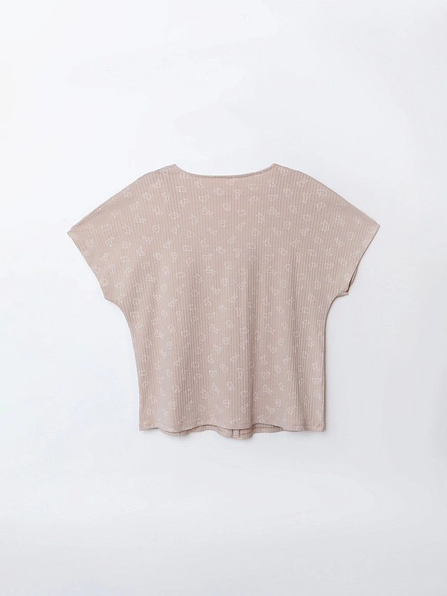 Комплект домашний женский бежевый - 9