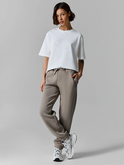 картинка Теплые брюки женские серые с начесом от магазина стильной одежды Mark Formelle