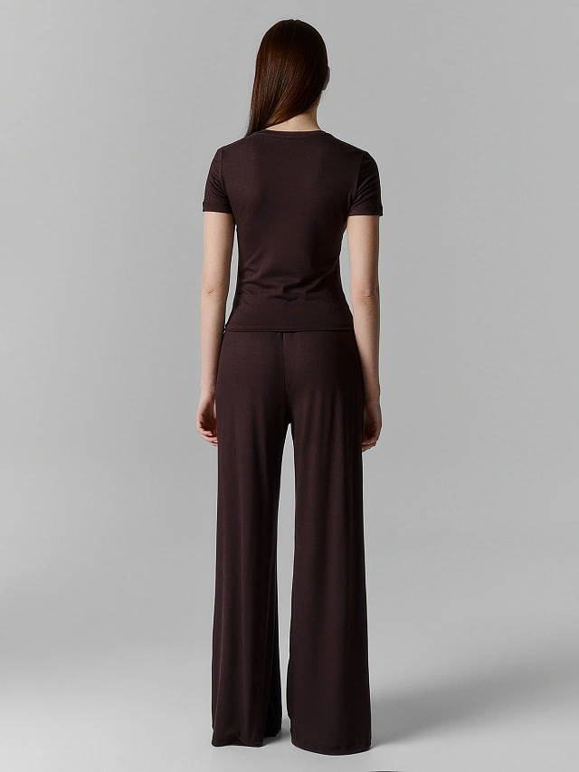 Комплект домашний женский коричневый - 3