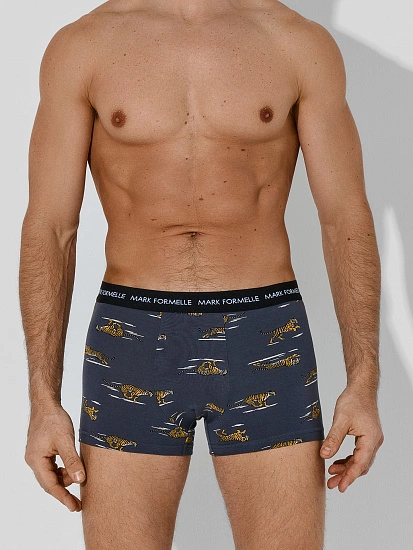картинка Трусы боксеры мужские с принтом тигров от магазина мужской одежды Mark Formelle