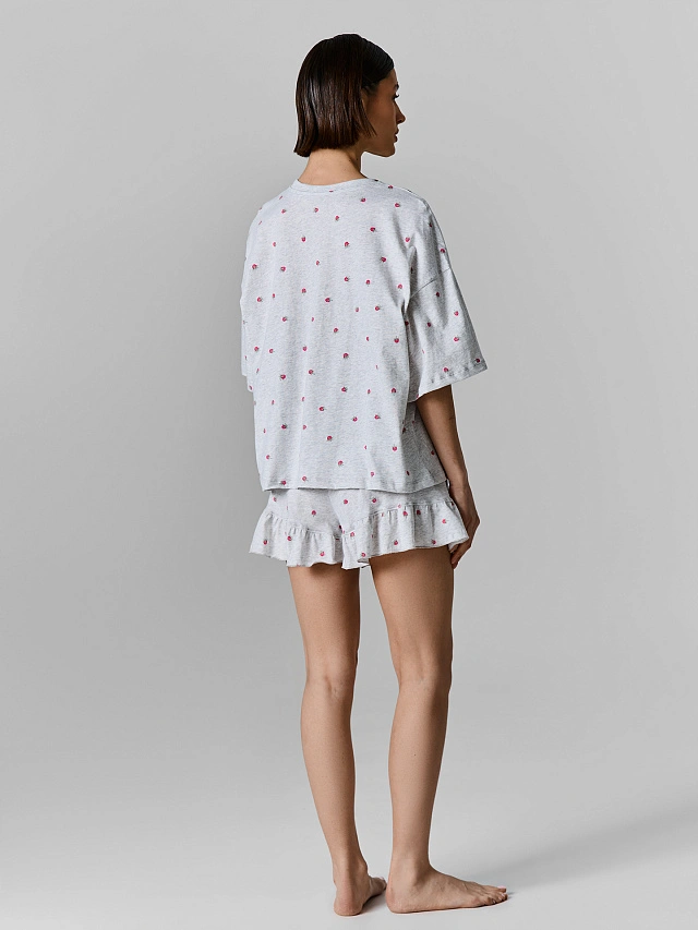 КОМПЛЕКТ ЖЕНСКИЙ (ДЖЕМПЕР, ШОРТЫ) - 3