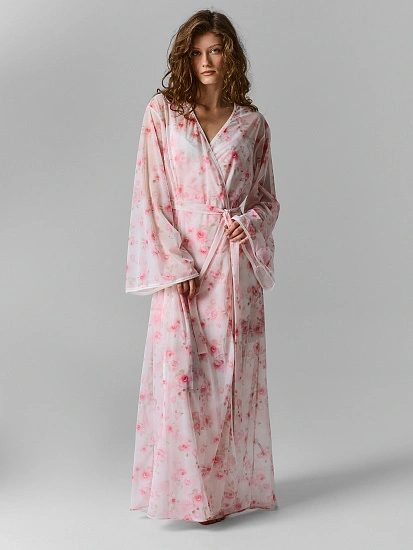 картинка Халат женский полупрозрачный длинный от магазина стильной одежды Mark Formelle