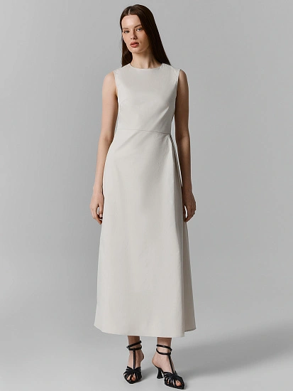 картинка Сарафан полуприлегающий женский серый от магазина стильной одежды Mark Formelle