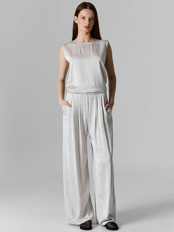 Брюки женские бежевые прямые