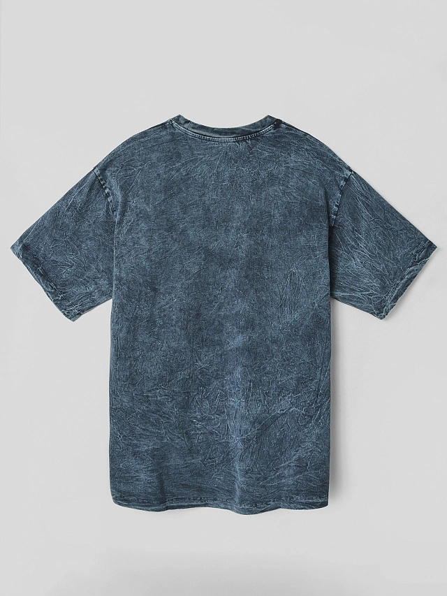 Футболка мужская серая с надписью "Сейчастье" из хлопка - 8