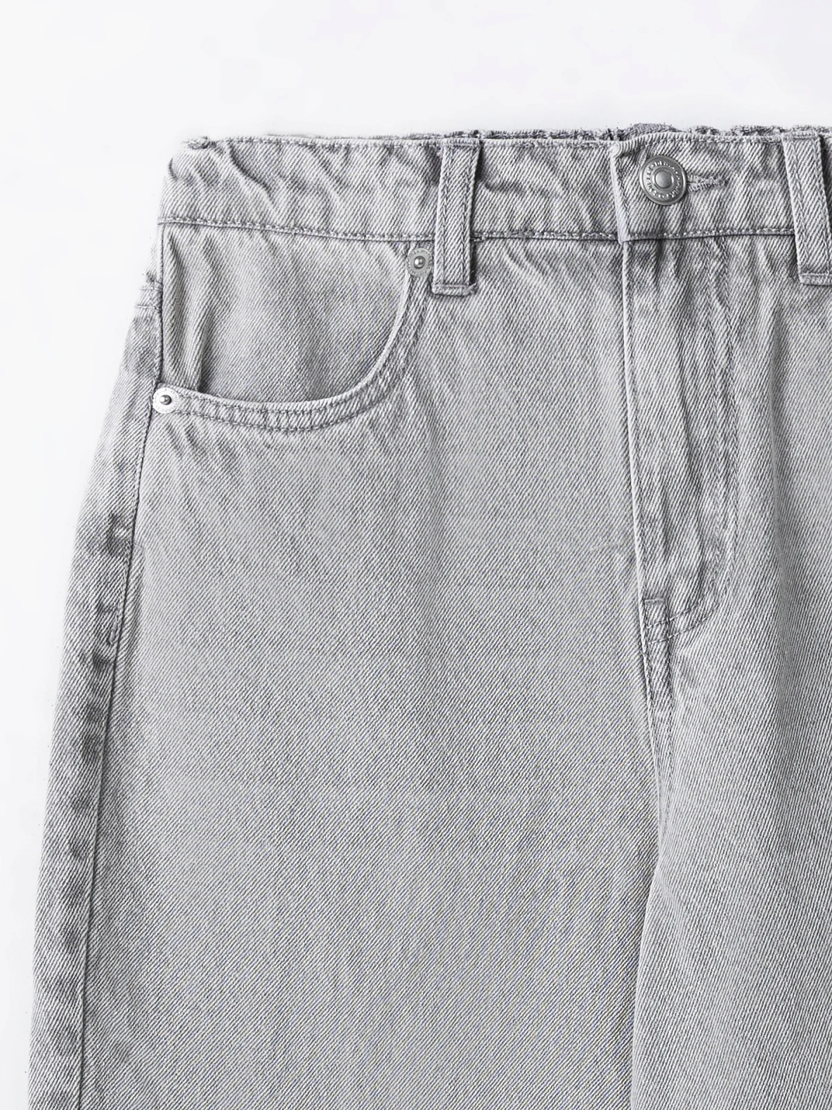 Джинсы для мальчиков Baggy relaxed fit серые - 6