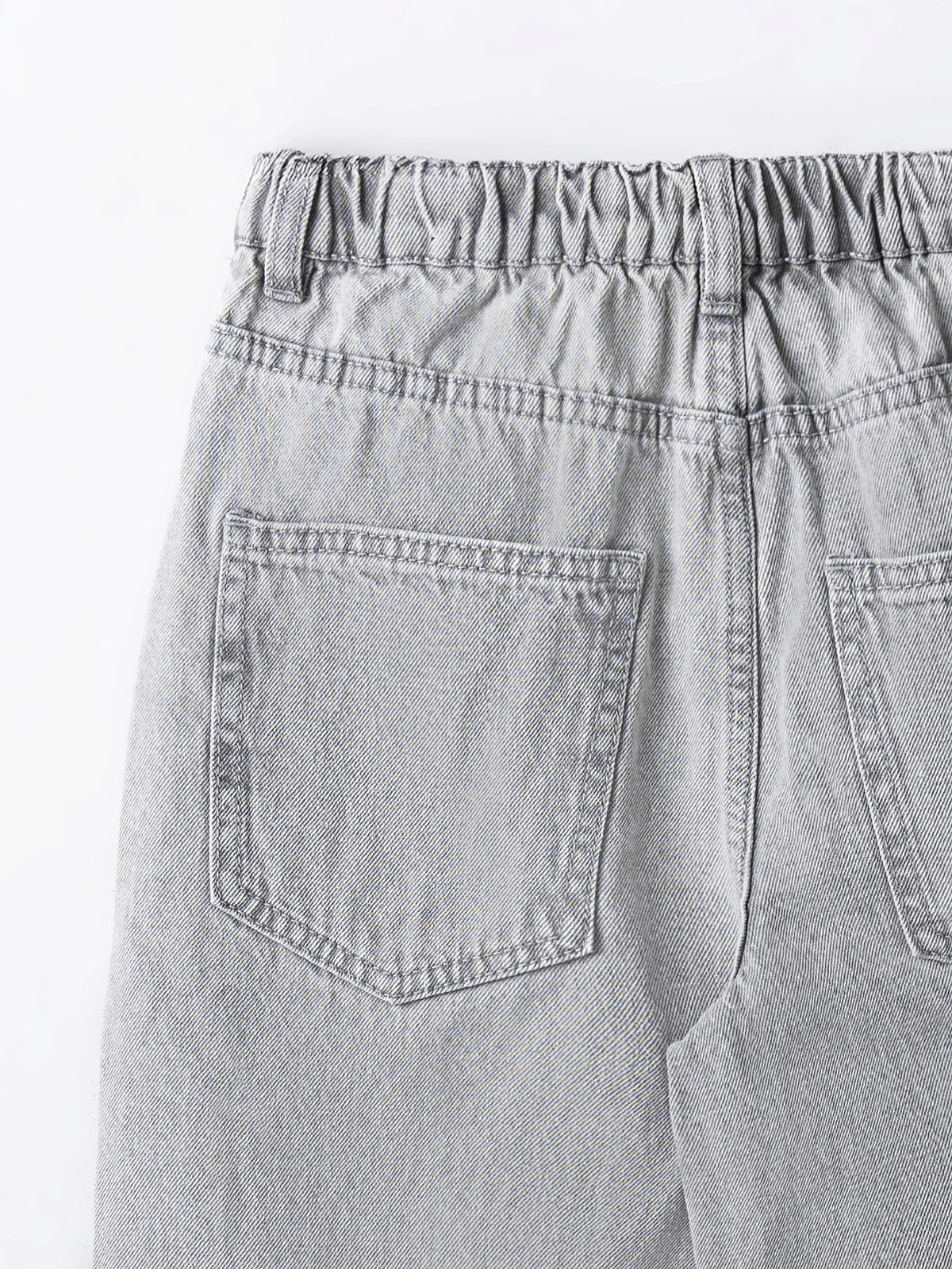 Джинсы для мальчиков Baggy relaxed fit серые - 8