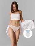Трусы слипы женские из сетки в наборе, 3 шт
