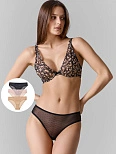 Трусы слипы женские из сетки в наборе, 3 шт