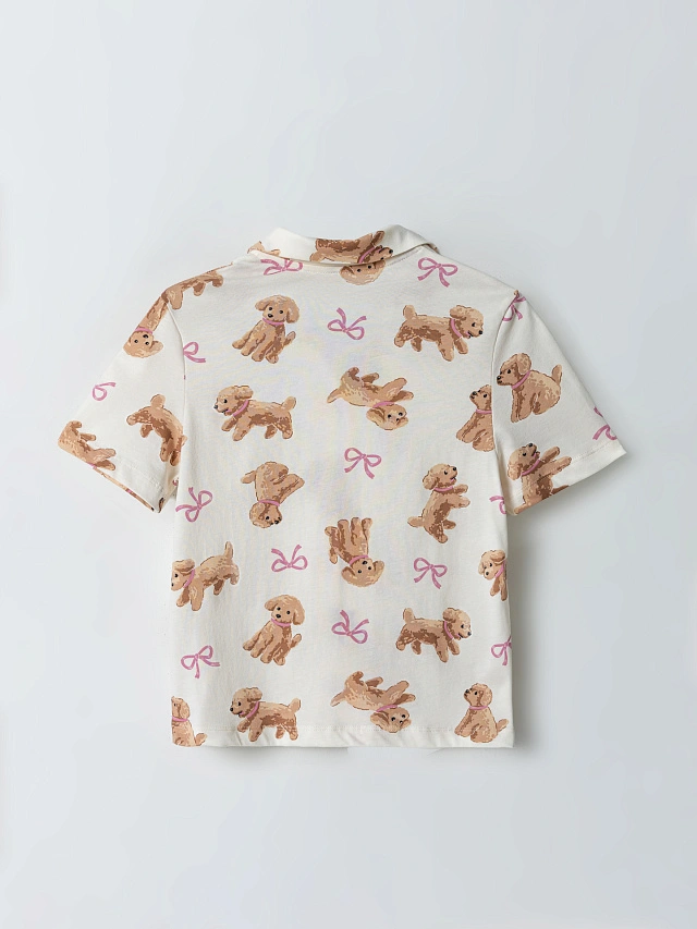 КОМПЛЕКТ ДЛЯ ДЕВОЧЕК (РУБАШКА, БРЮКИ) - 7