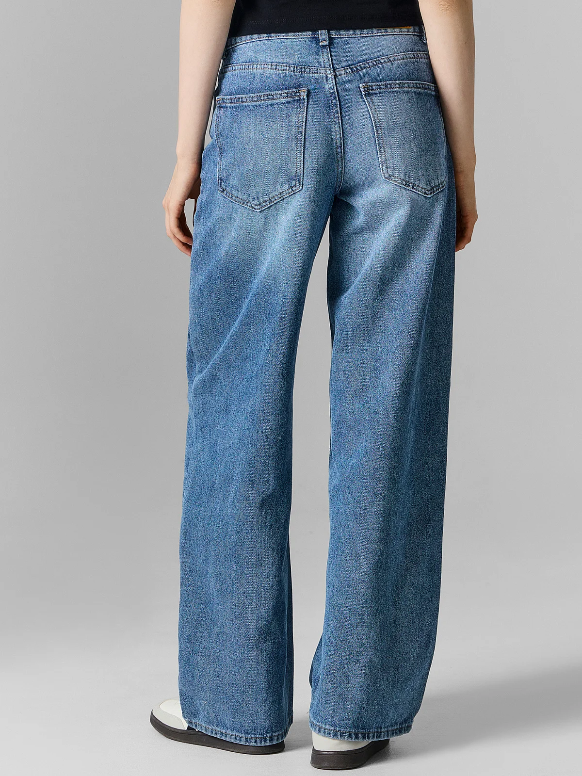 Джинсы Baggy fit женские синие