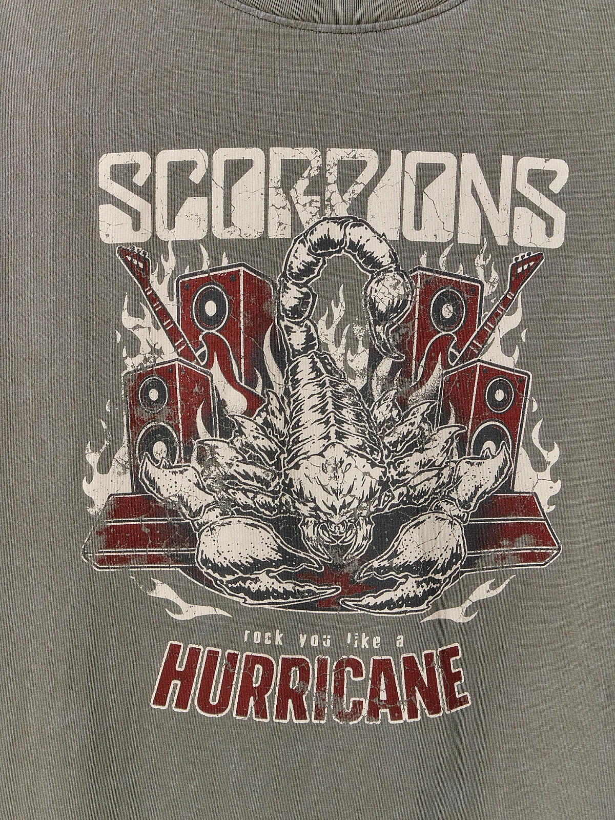 Футболка мужская "Scorpions" зеленая - 6