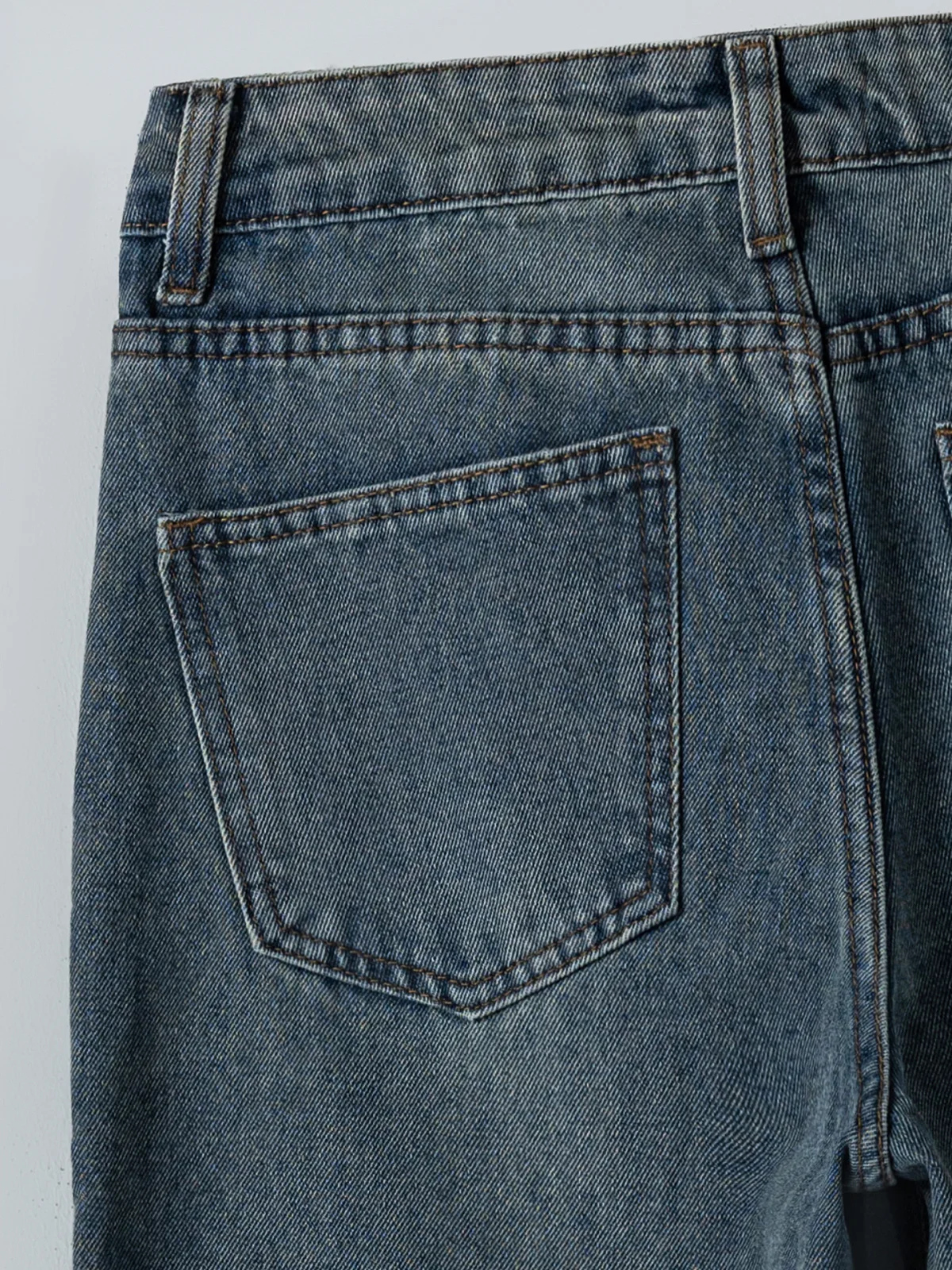 Джинсы Straight fit женские голубые