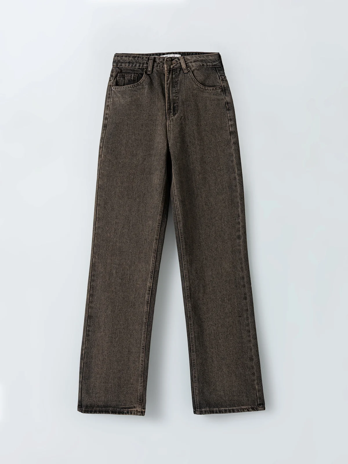 Джинсы Straight fit женские серые