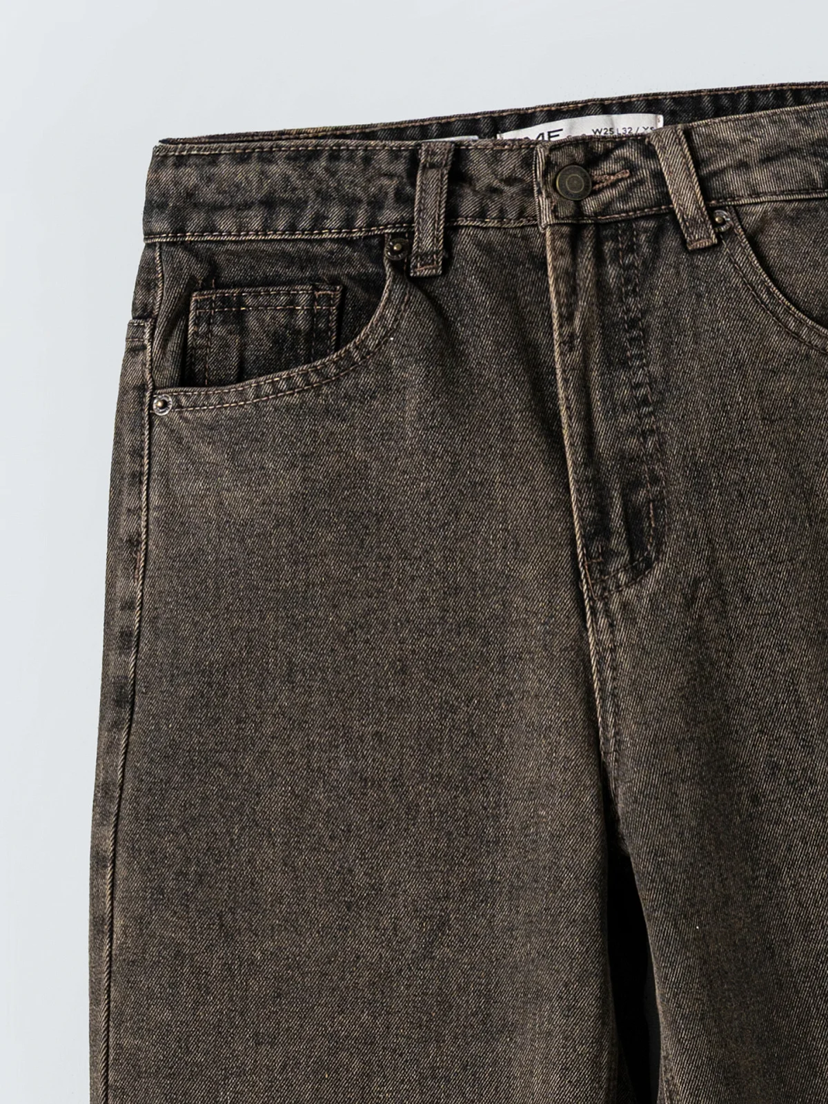 Джинсы Straight fit женские серые