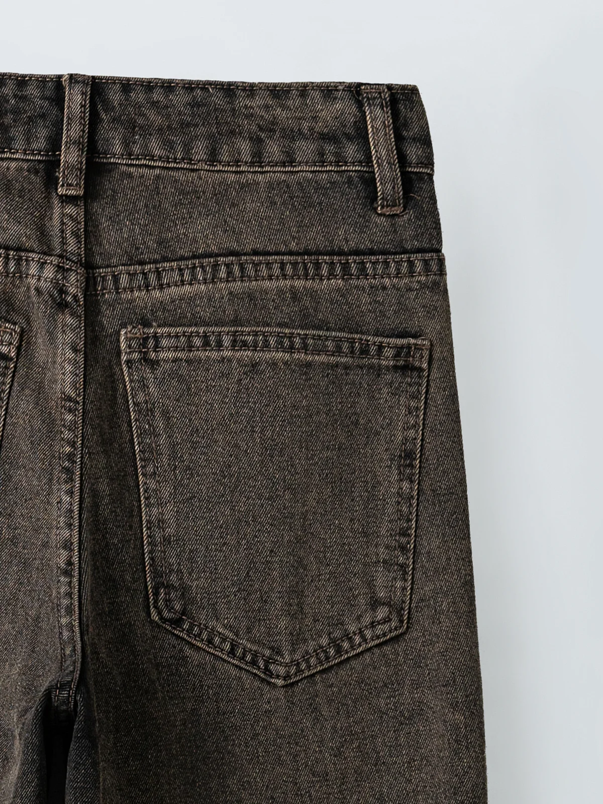 Джинсы Straight fit женские серые