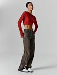 Джинсы Straight fit женские серые