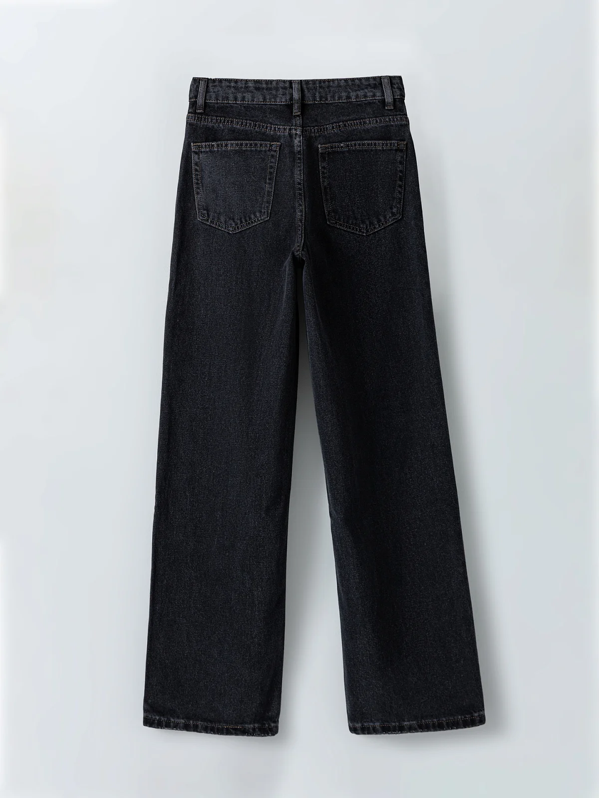 Джинсы Wide leg fit женские серые - 8
