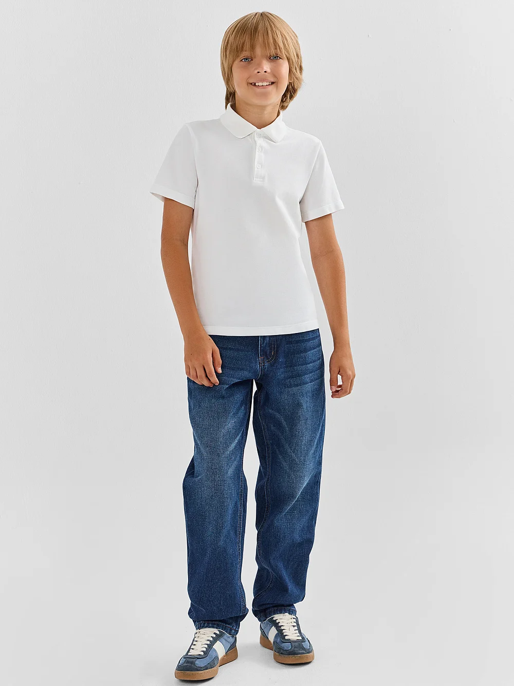 Джинсы Slim fit для мальчиков синие