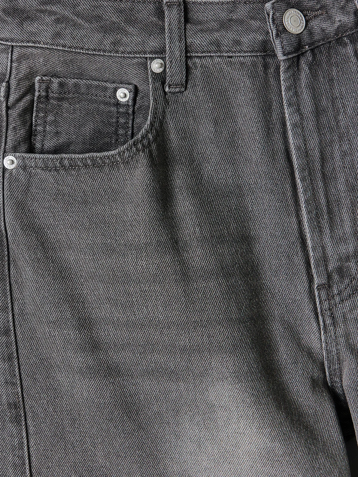 Джинсы barrel fit женские серые