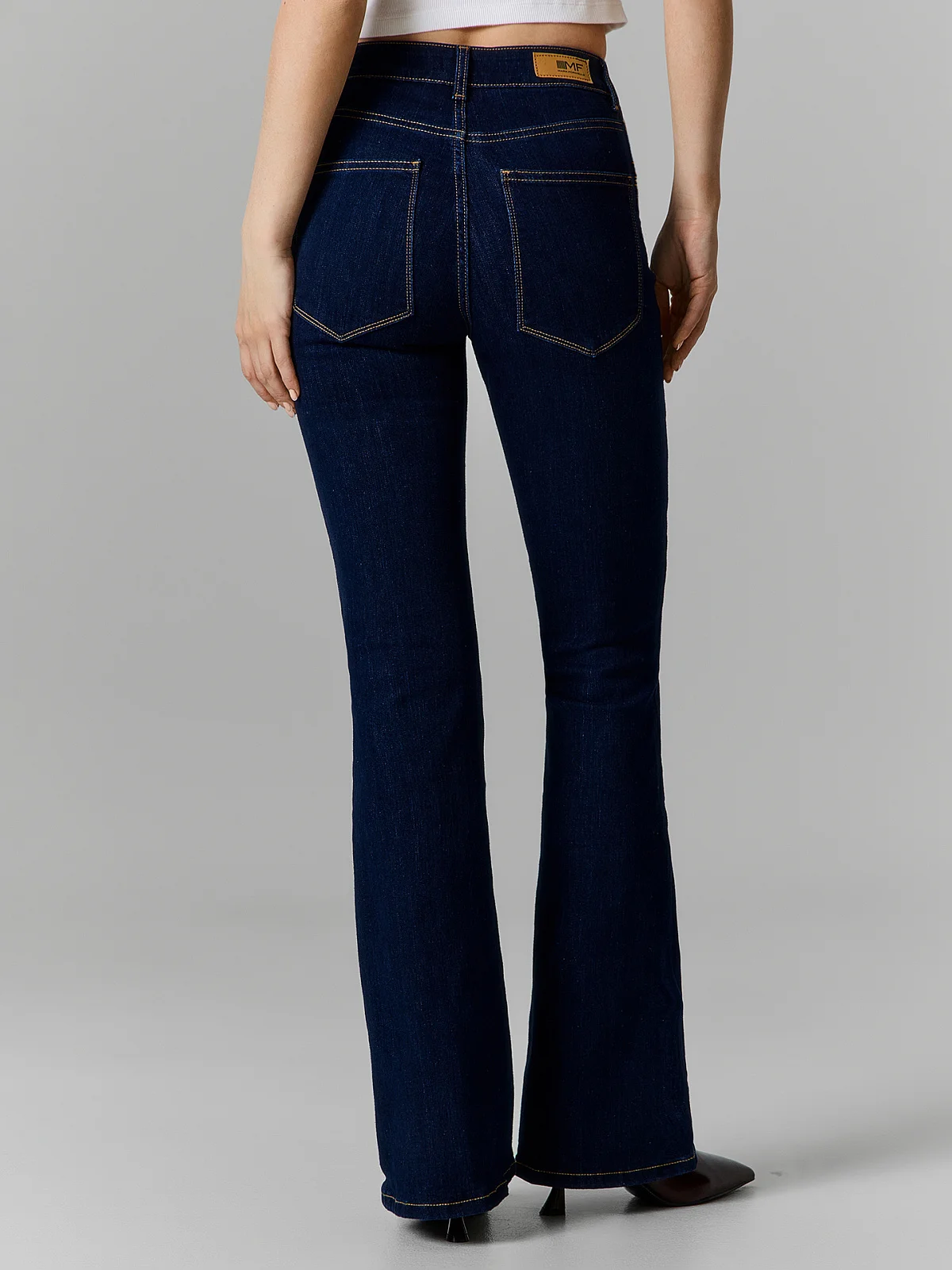 Джинсы Flare fit женские синие - 4
