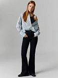 Джинсы Flare fit женские черные