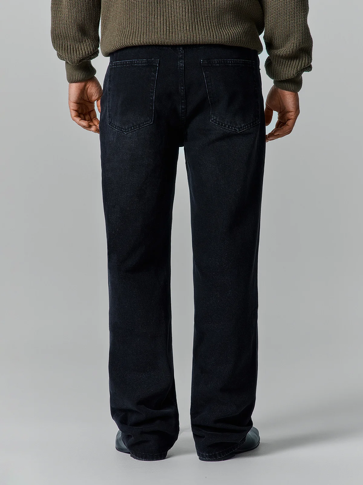 Джинсы Staright fit мужские черные - 3